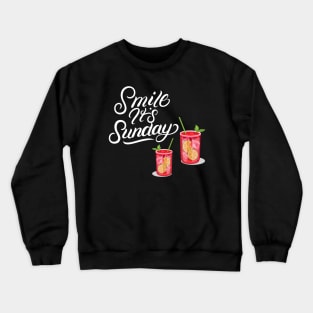 Smile It's Sunday Crewneck Sweatshirt